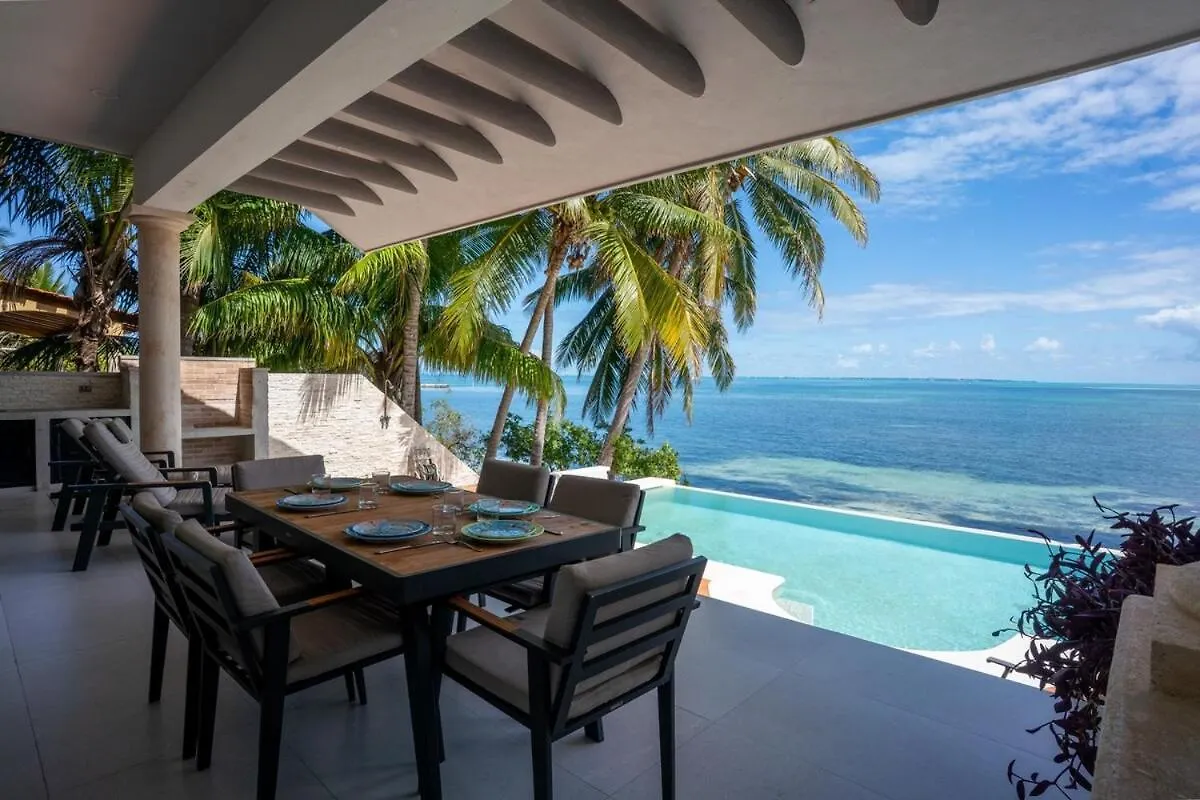 6Br Modern Oceanfront Villa With Infinity Pool Cancun